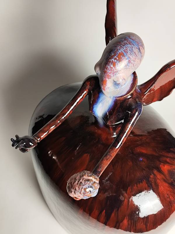 Red Angel. Take yours. Fine Art Sculpture Yuriy Musatov - Subjektiv.art