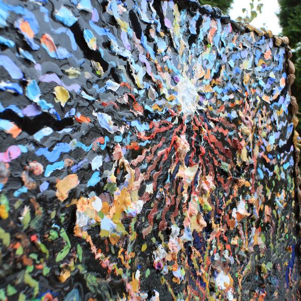 Thorny Thistle Impressionistic Painting Tanbelia artist - Subjektiv.art