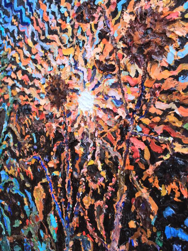 Sunflower Harvest Impressionistic Painting Tanbelia artist - Subjektiv.art