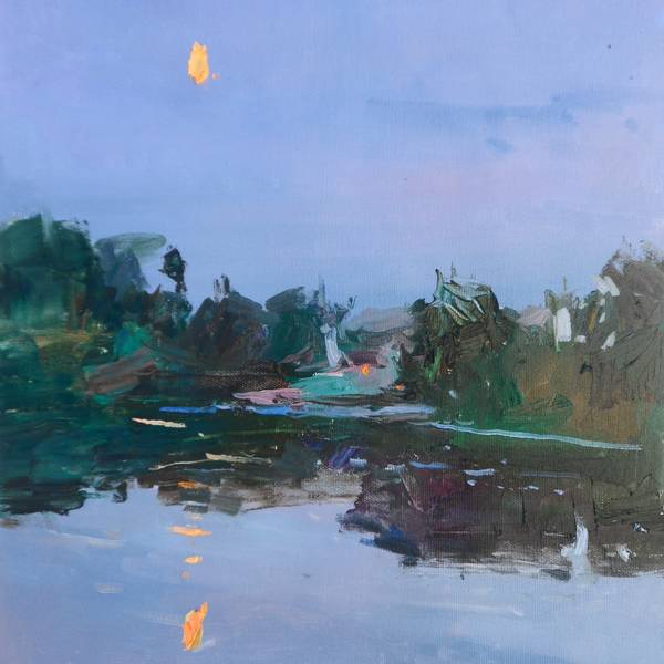 " moon " Impressionistic Painting Yehor Dulin - Subjektiv.art