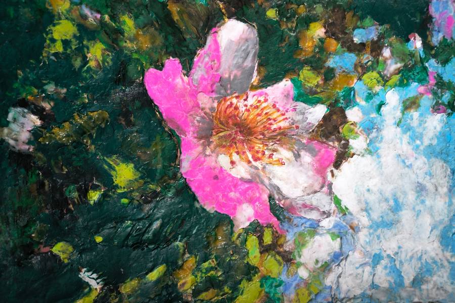 Flower #1 Collage Mixed media Dmitry Ulyanov - Subjektiv.art