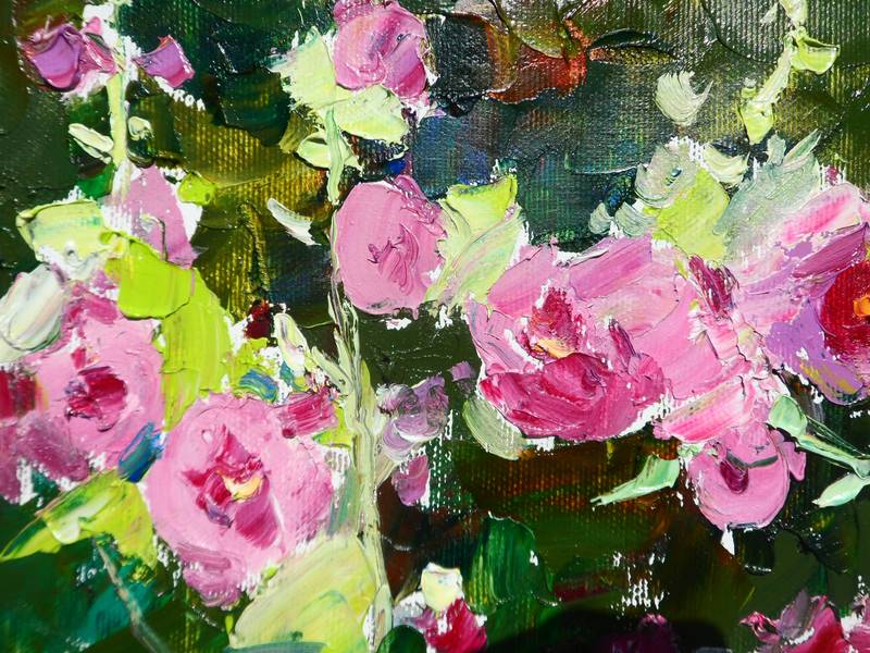 "Mallow" Expressive and gestural Painting Yehor Dulin - Subjektiv.art