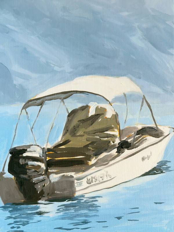 Caspiu Fine Art Painting Karine Bartoli - Subjektiv.art