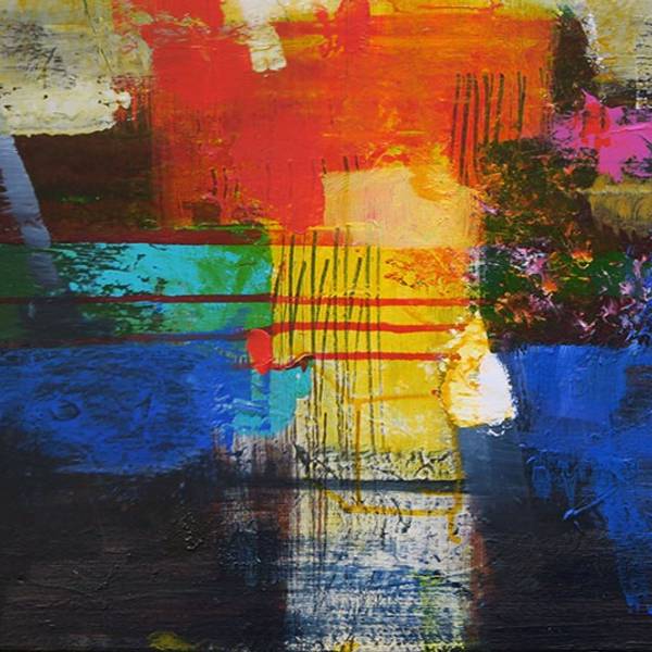 Palimpseste chiné 2 Abstract Painting pascal Langevin - Subjektiv.art