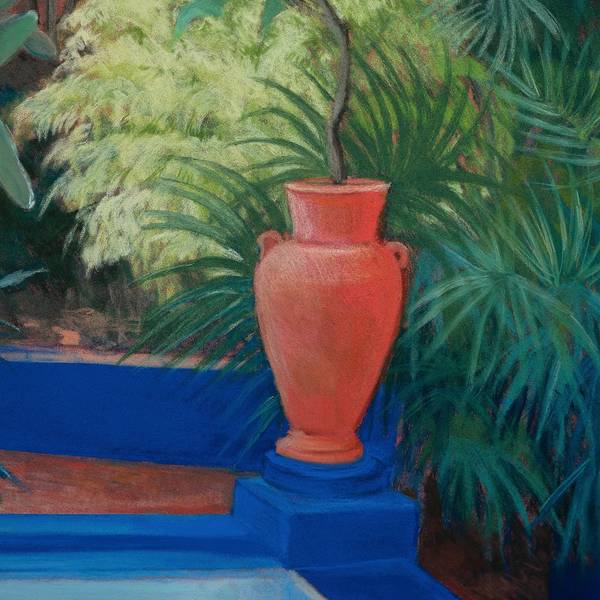 Instant Majorelle VII Fine Art Drawing Agnes Tiollier - Subjektiv.art