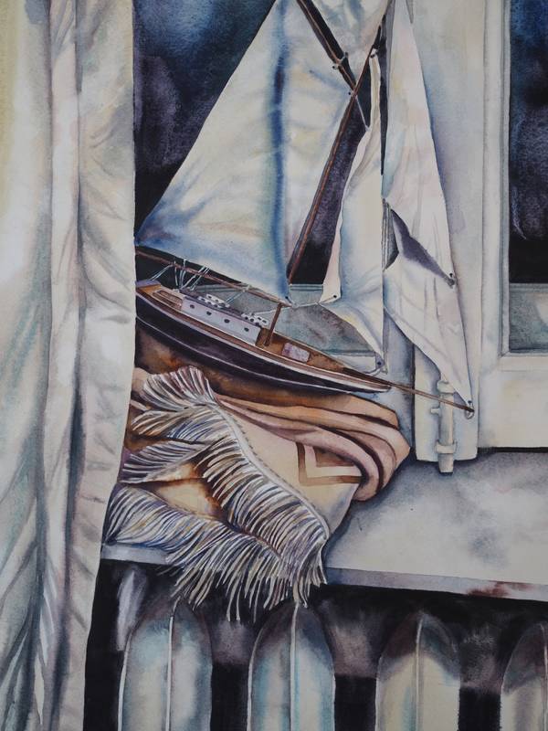 Keep dreaming Organic Painting Delnara El - Subjektiv.art