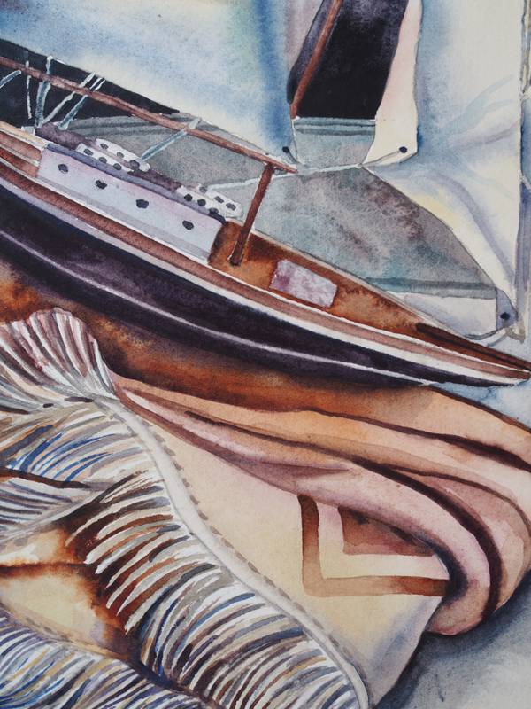 Keep dreaming Organic Painting Delnara El - Subjektiv.art