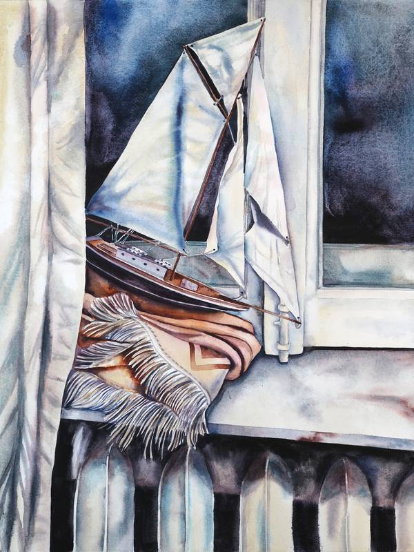 Keep dreaming Organic Painting Delnara El - Subjektiv.art