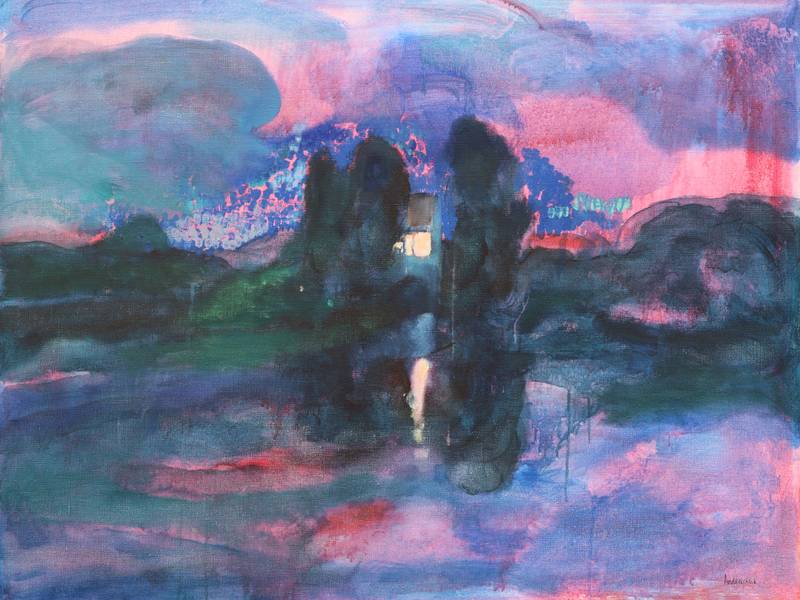 Landscape, twilight time Impressionistic Painting Artem Andreichuk - Subjektiv.art