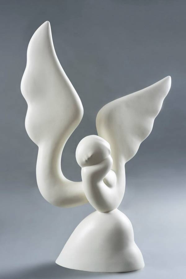 dreams have wings Modern Sculpture Amgad Eltohamy - Subjektiv.art