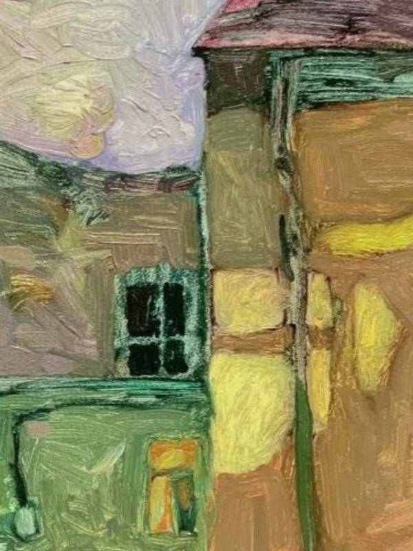 Sun in the city Fine Art Painting Anna Bulkina - Subjektiv.art