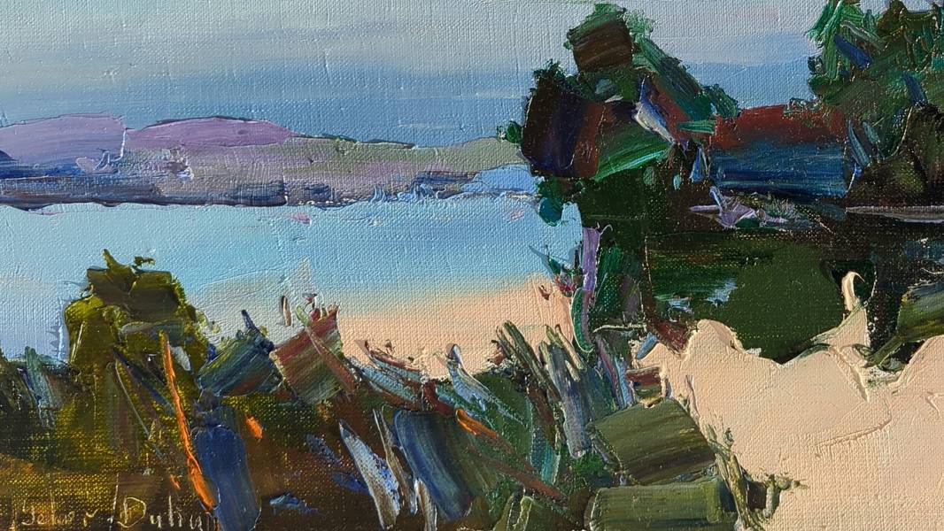 " Silence, evening " Fine Art Painting Yehor Dulin - Subjektiv.art