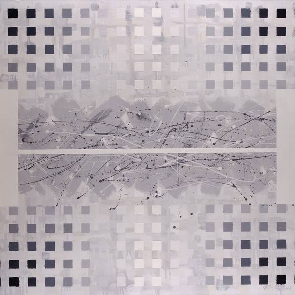 Reflection - I (diptych) Abstract Painting Iurii Psheniychnyi - Subjektiv.art