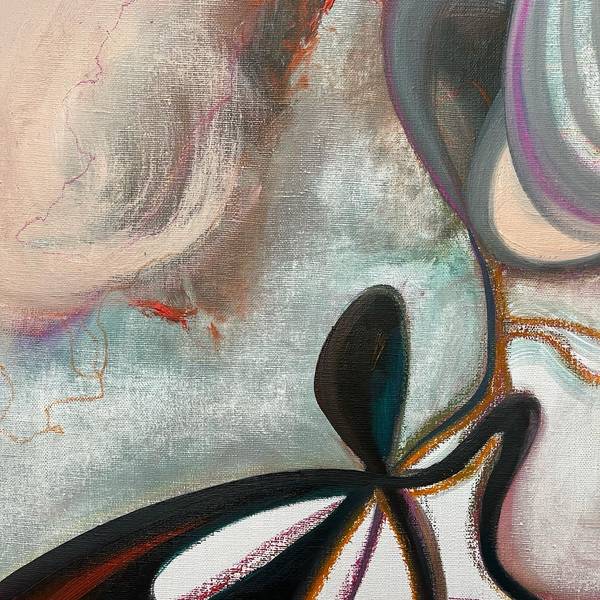 Temet Nosche Expressive and gestural Painting Anna Kostritskaya - Subjektiv.art