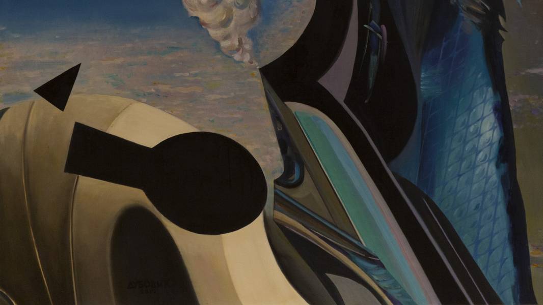 The Last Day of Pompeii Surrealistic Painting Private Profile - Subjektiv.art
