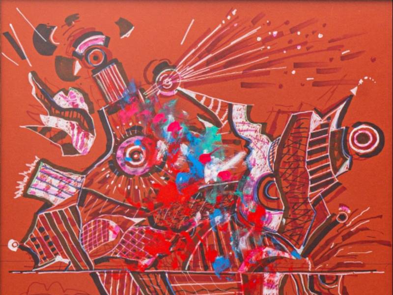 Phantoms Series Abstract Painting Private Profile - Subjektiv.art