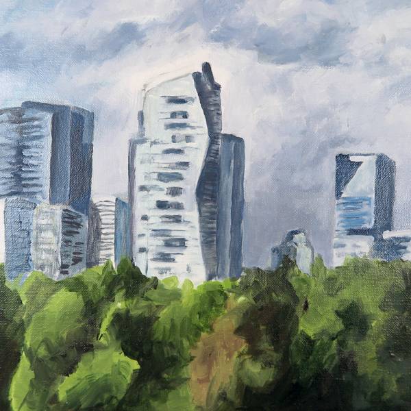 La defense Fine Art Painting Karine Bartoli - Subjektiv.art