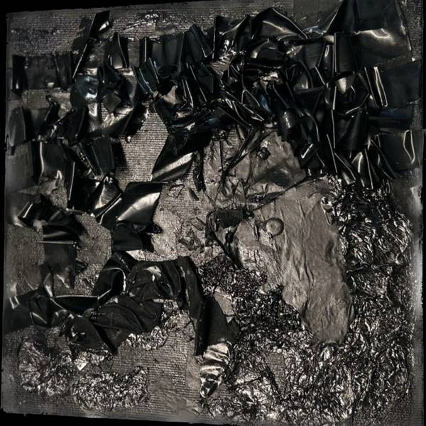 Black Abstract Painting Kalyna Seriakovska - Subjektiv.art