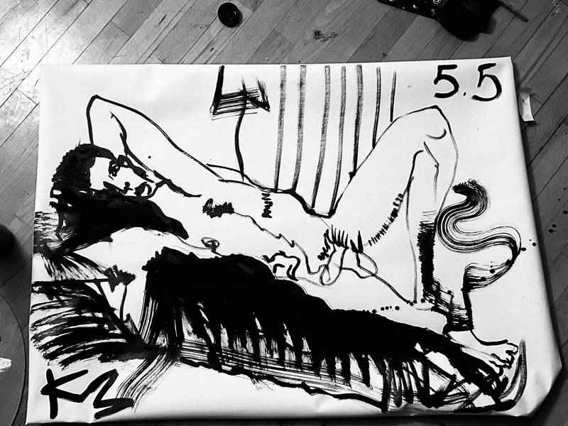 Luka Graphic, illustrative and typographic Painting Kalyna Seriakovska - Subjektiv.art