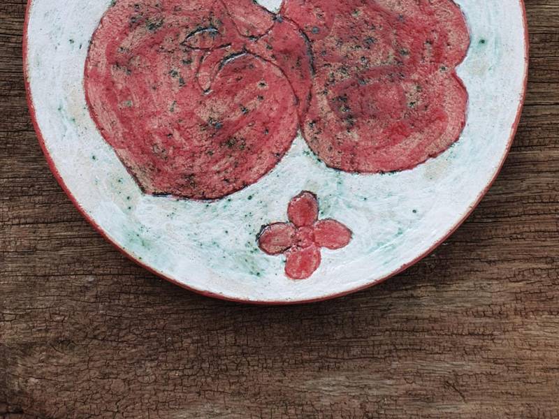 Plate Fine Art Ceramic David Sharashydze - Subjektiv.art