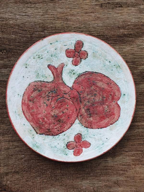 Plate Fine Art Ceramic David Sharashydze - Subjektiv.art