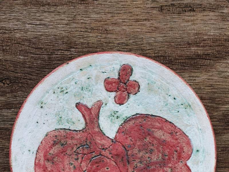 Plate Fine Art Ceramic David Sharashydze - Subjektiv.art