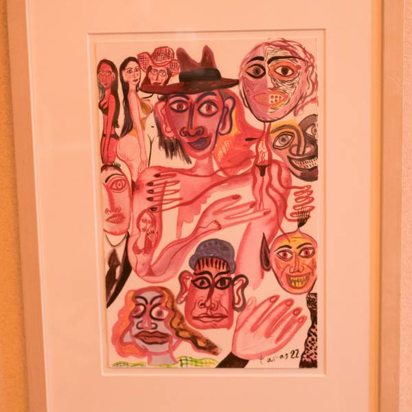 "Social media" Naive Drawing Taras Sereda - Subjektiv.art