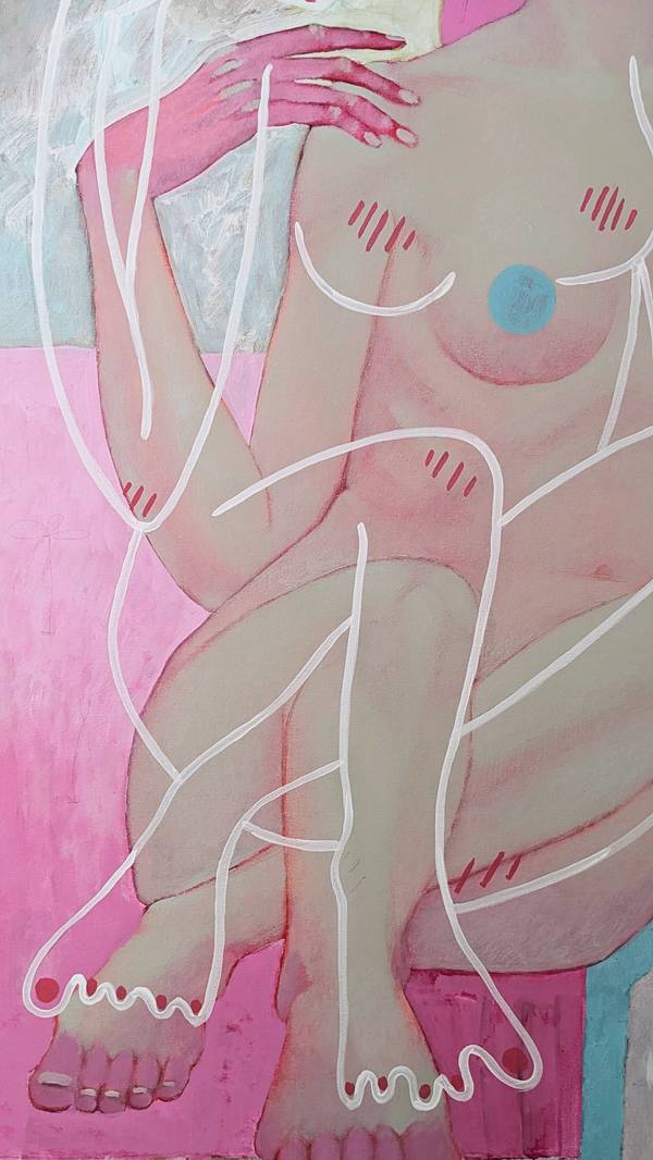 Elizabeth Modern Painting Alina Anokhina - Subjektiv.art