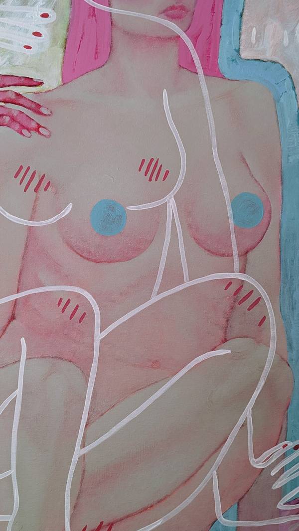 Elizabeth Modern Painting Alina Anokhina - Subjektiv.art