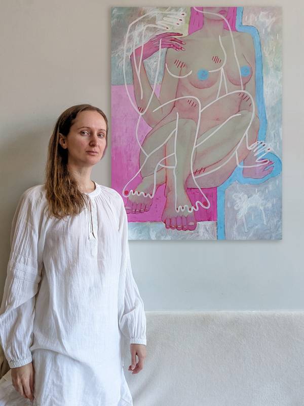 Elizabeth Modern Painting Alina Anokhina - Subjektiv.art