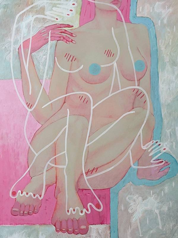 Elizabeth Modern Painting Alina Anokhina - Subjektiv.art
