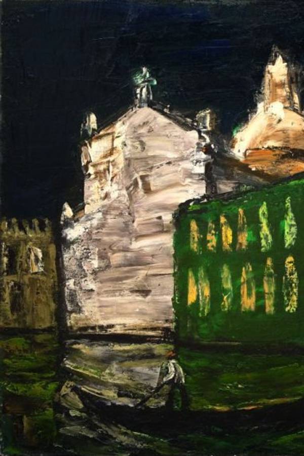 Venice. Night Grand Canal Fine Art Painting Olena Ryzhykh - Subjektiv.art
