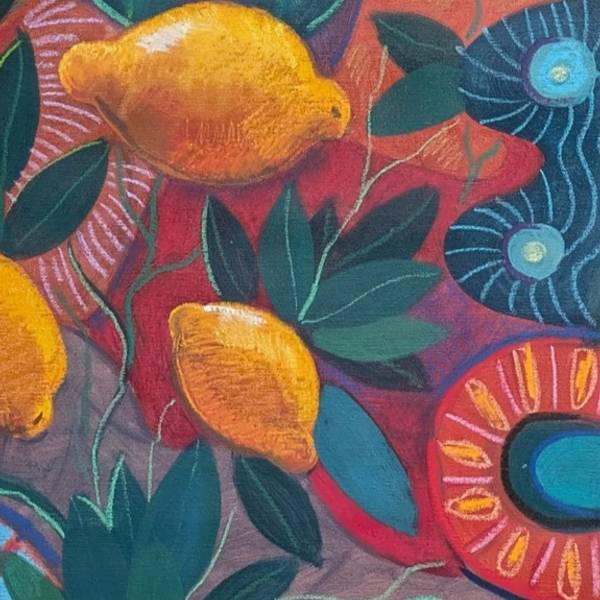 Lemons Surrealistic Painting Antonio Gouveia - Subjektiv.art