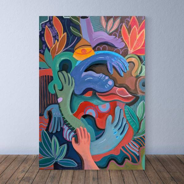 Fusion Surrealistic Painting Antonio Gouveia - Subjektiv.art