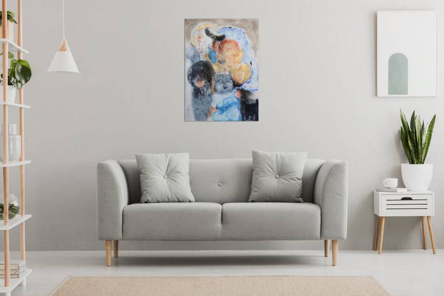 Vibes speak louder Abstract Painting Artem Andreichuk - Subjektiv.art
