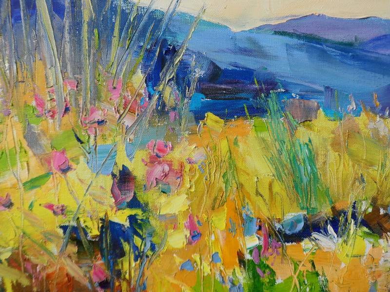 Herbs of New Zealand Impressionistic Painting Yehor Dulin - Subjektiv.art