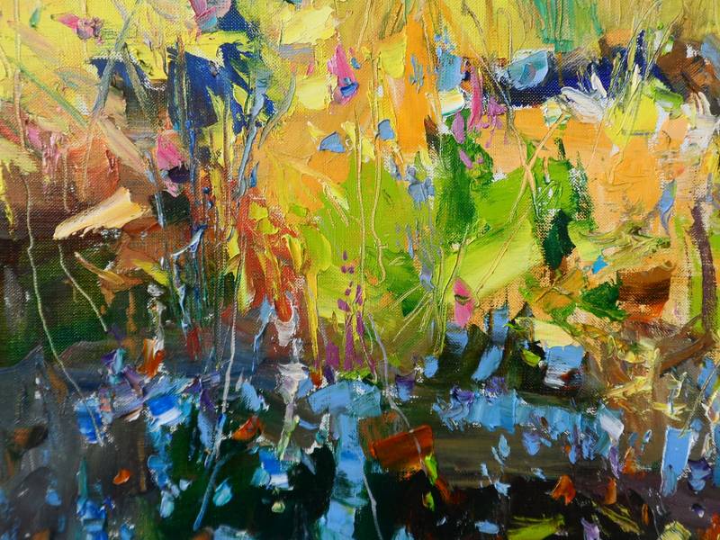 Herbs of New Zealand Impressionistic Painting Yehor Dulin - Subjektiv.art