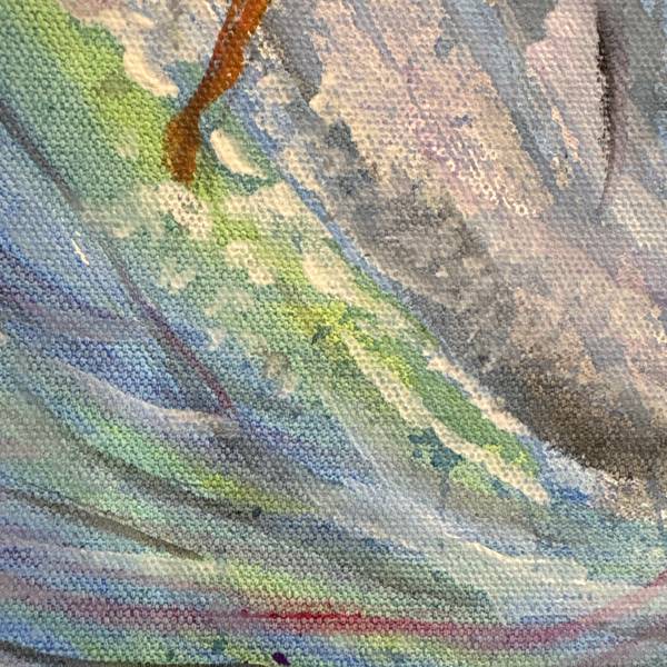 Stoned surfing Fine Art Painting Moksha Kochar - Subjektiv.art