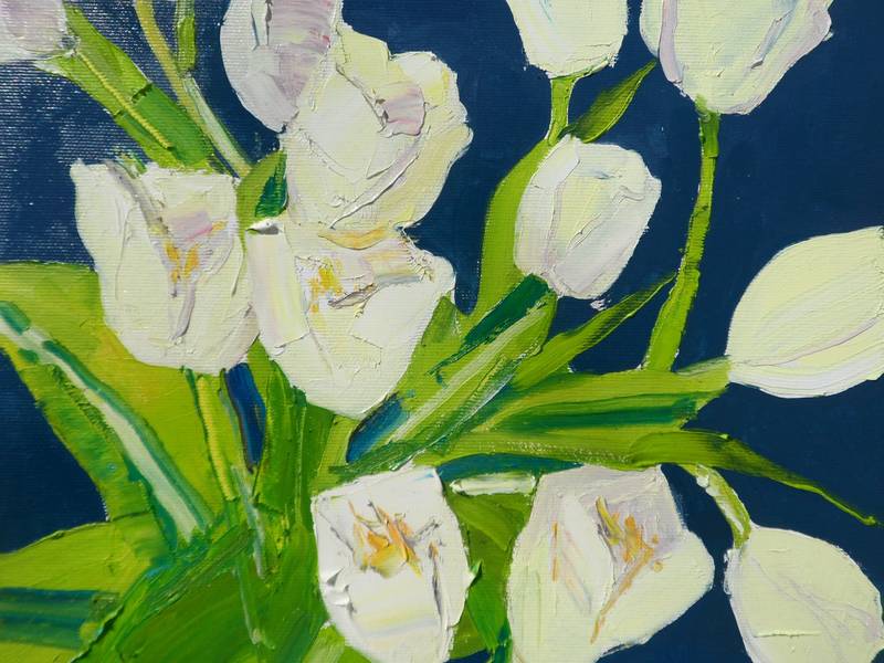 Tulips Fine Art Painting Yehor Dulin - Subjektiv.art