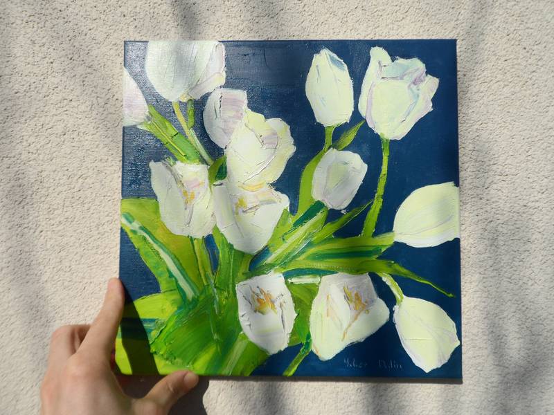 Tulips Fine Art Painting Yehor Dulin - Subjektiv.art