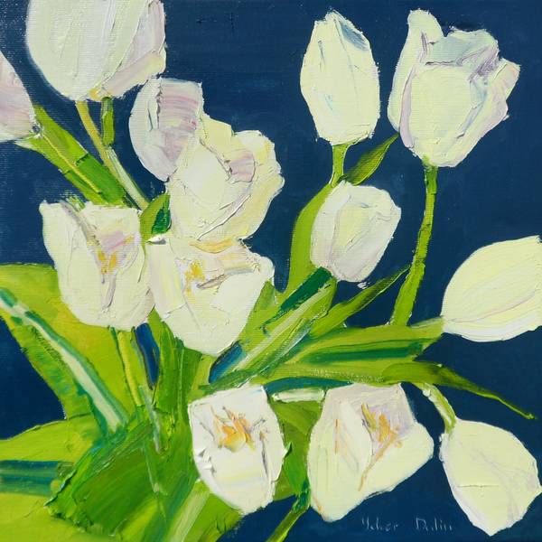 Tulips Fine Art Painting Yehor Dulin - Subjektiv.art