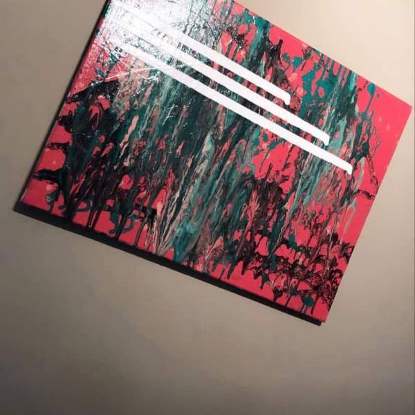 "Ruptured Balance" Abstract Painting Rector Lance - Subjektiv.art