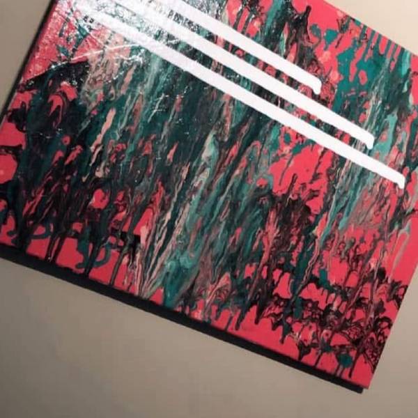 "Ruptured Balance" Abstract Painting Rector Lance - Subjektiv.art