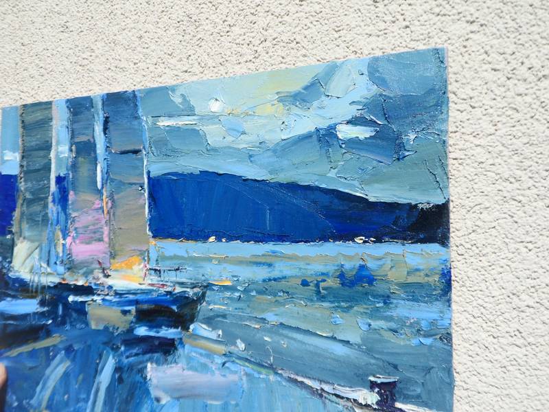Night life Expressive and gestural Painting Yehor Dulin - Subjektiv.art