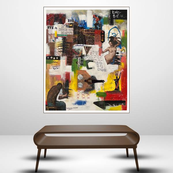 LES COUPS DE COEUR DES ARTISTES Collage Mixed media Tahina Rakotoarivony - Subjektiv.art
