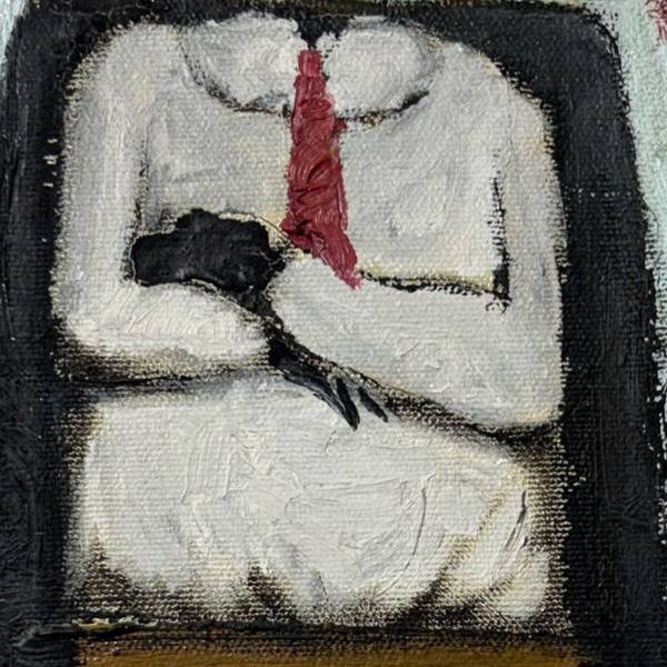 Still Waiting Impressionistic Painting Pedro O Novo - Subjektiv.art