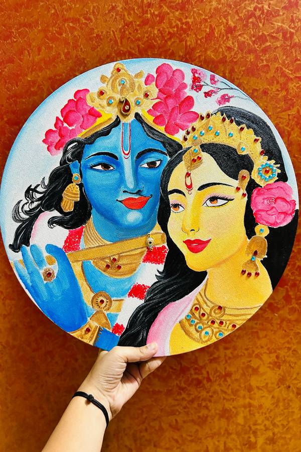 Radha krishna Unspecified Drawing vanshita Agrawal - Subjektiv.art