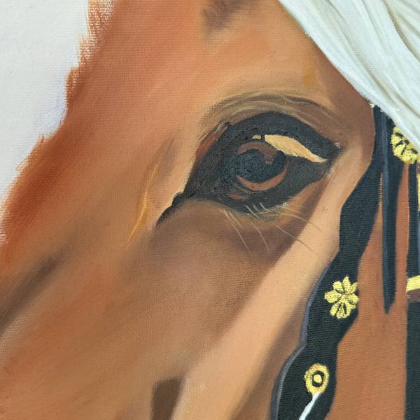 Freedom horse Modern Painting FundaSezen in - Subjektiv.art
