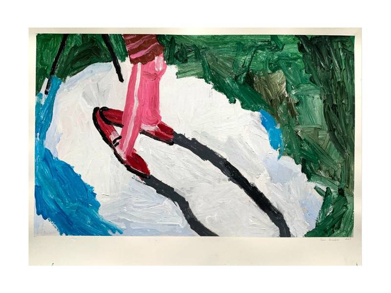 "I've never skied" Unspecified Painting Sara Gonçalves - Subjektiv.art