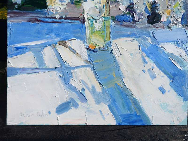 Lilac Impressionistic Painting Yehor Dulin - Subjektiv.art